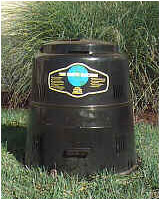 An Earth Machine compost bin