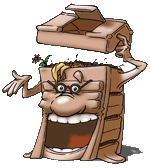 Try building a wooden compost bin